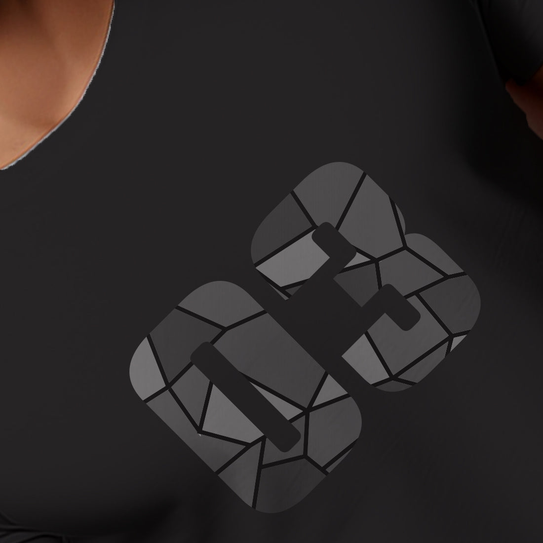 03 Number Men Unisex T-Shirt (Black)