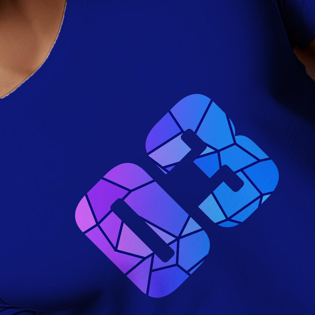 03 Number Men Unisex T-Shirt (Royal Blue)