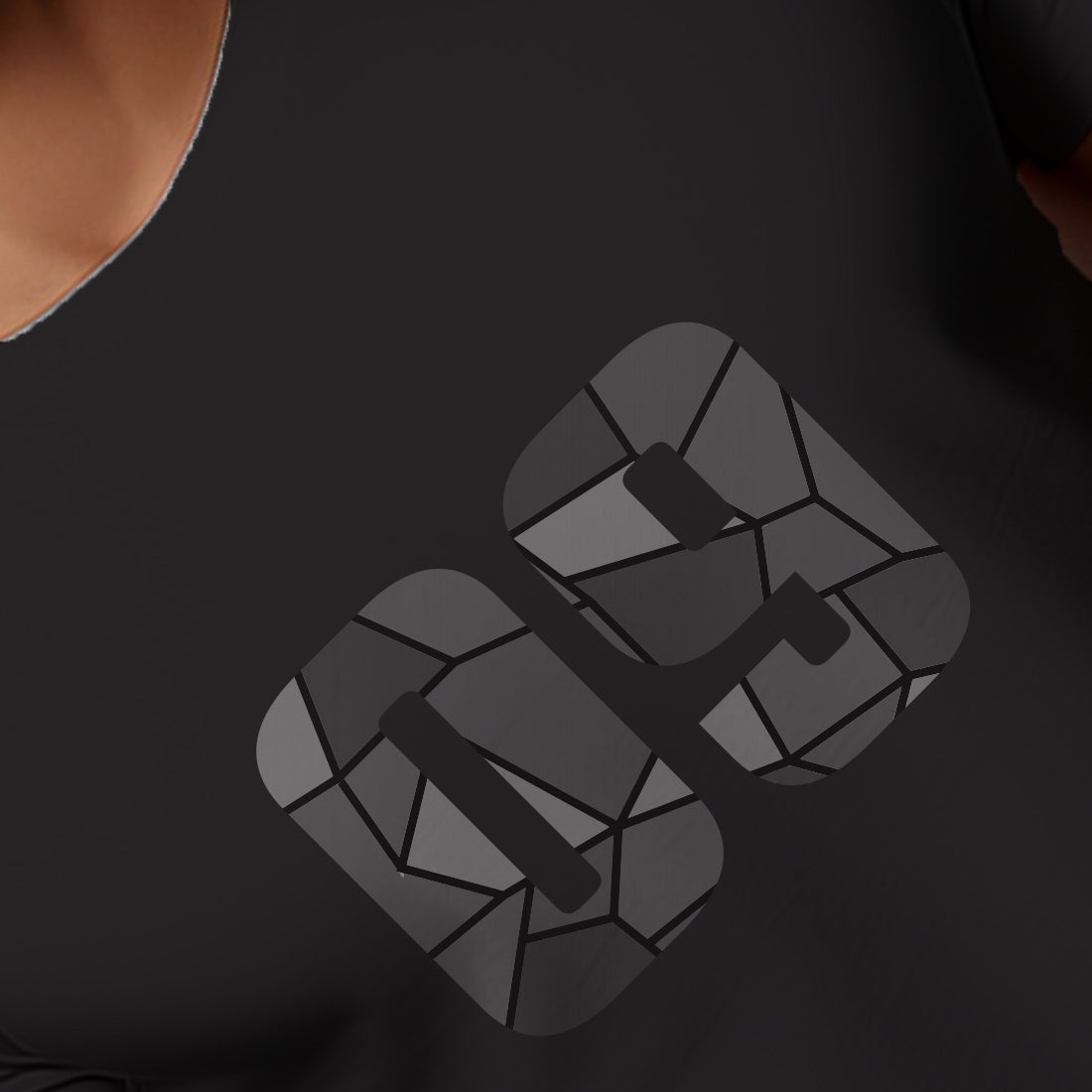 09 Number Men Unisex T-Shirt (Black)