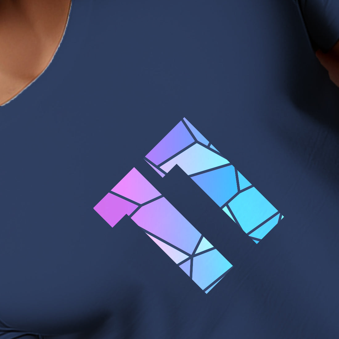 11 Number Men Unisex T-Shirt (Navy Blue)