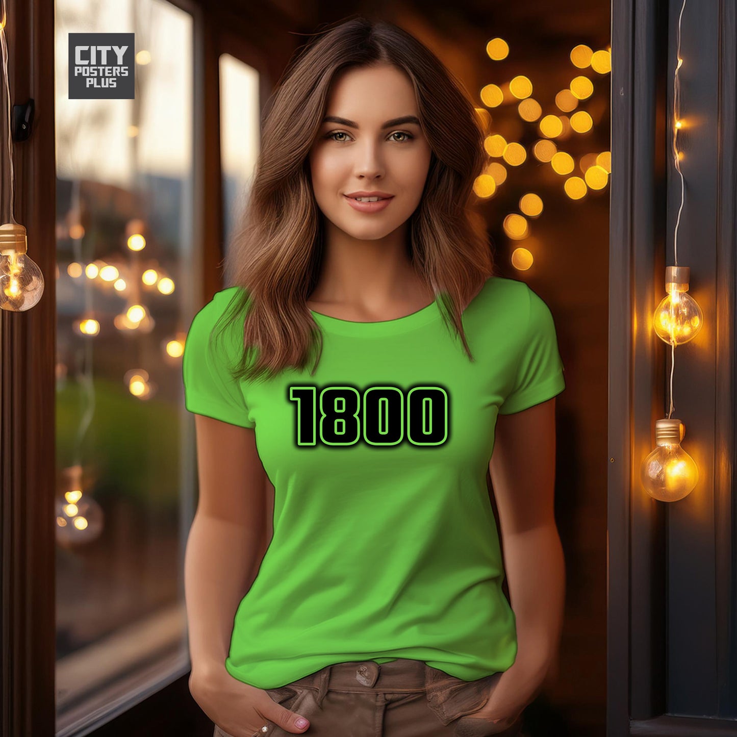 1800 Year Women T-Shirt (Liril Green)