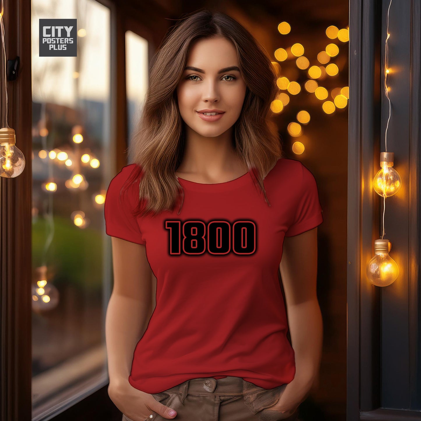 1800 Year Women T-Shirt (Red)