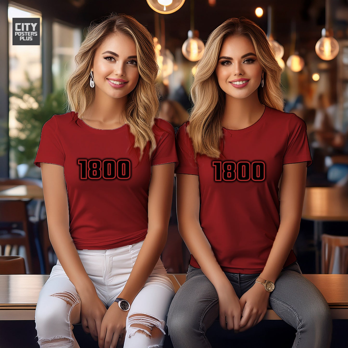 1800 Year Women T-Shirt (Red)