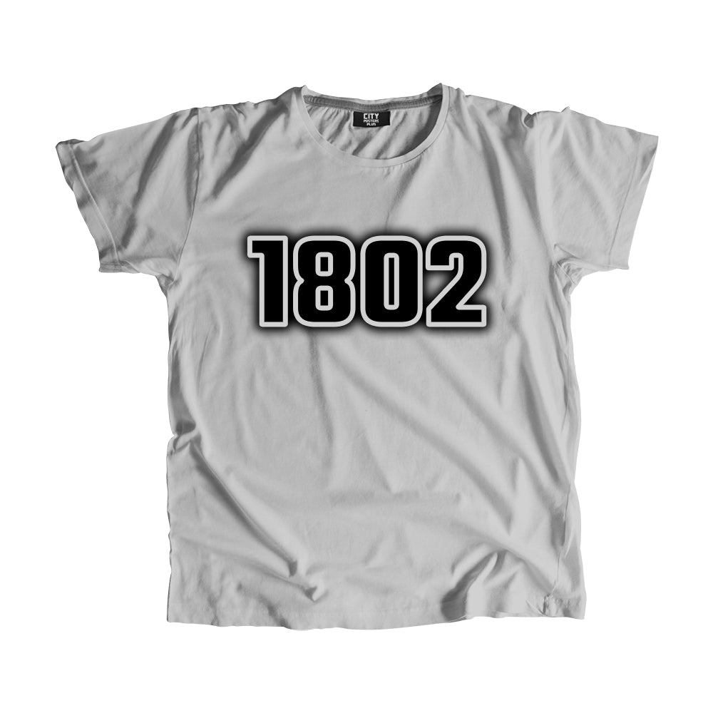 1802 Year Men Unisex T-Shirt (Melange Grey)