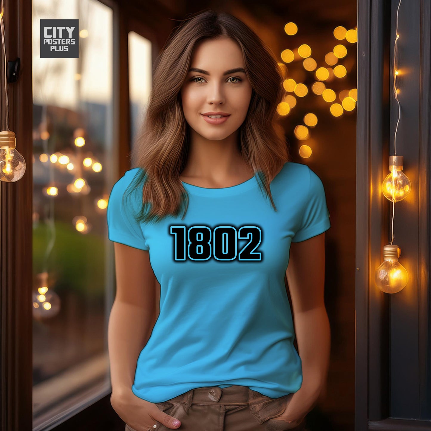 1802 Year Women T-Shirt (Sky Blue)