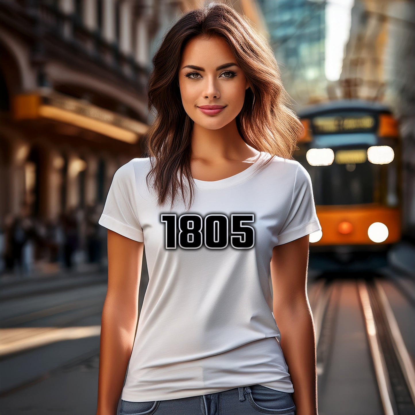1805 Year Women T-Shirt (White)