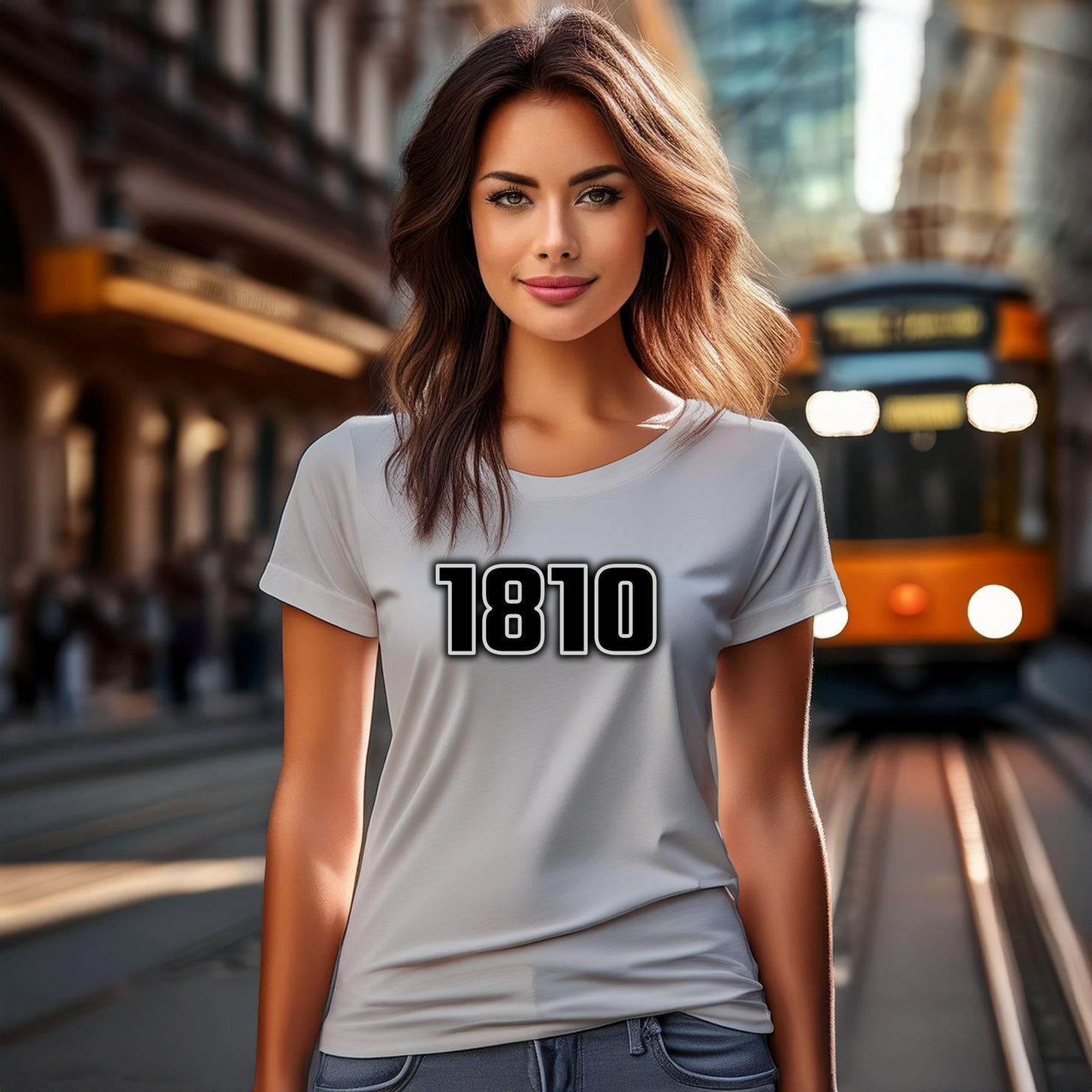 1810 Year Women T-Shirt (Melange Grey)
