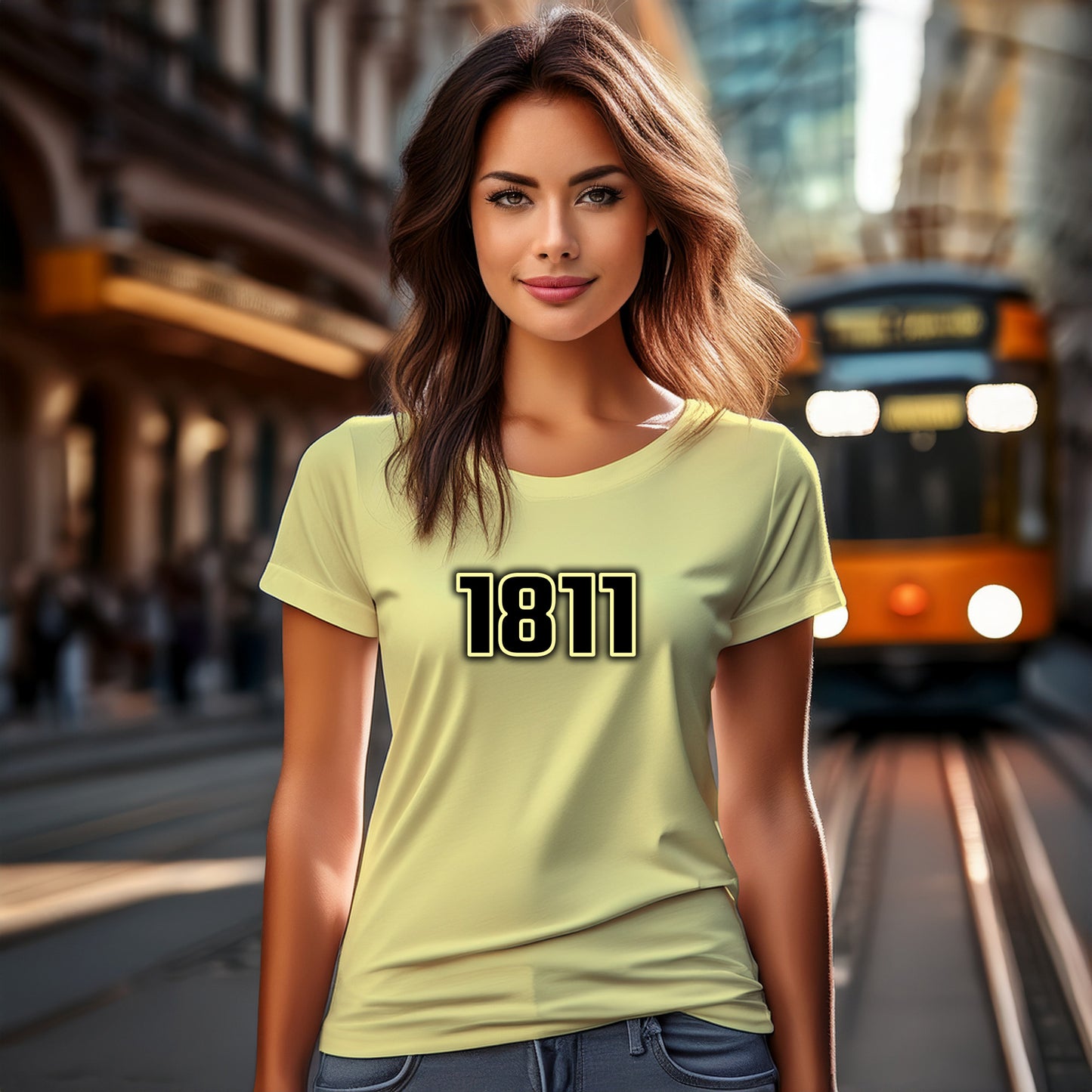 1811 Year Women T-Shirt (Butter Yellow)