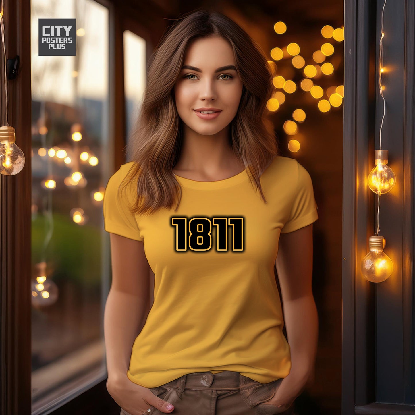 1811 Year Women T-Shirt (Golden Yellow)