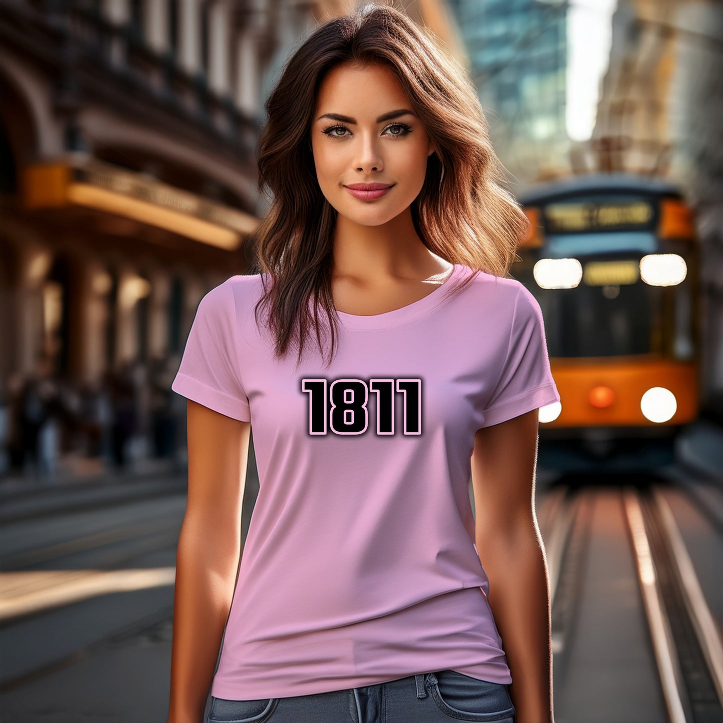 1811 Year Women T-Shirt (Light Pink)