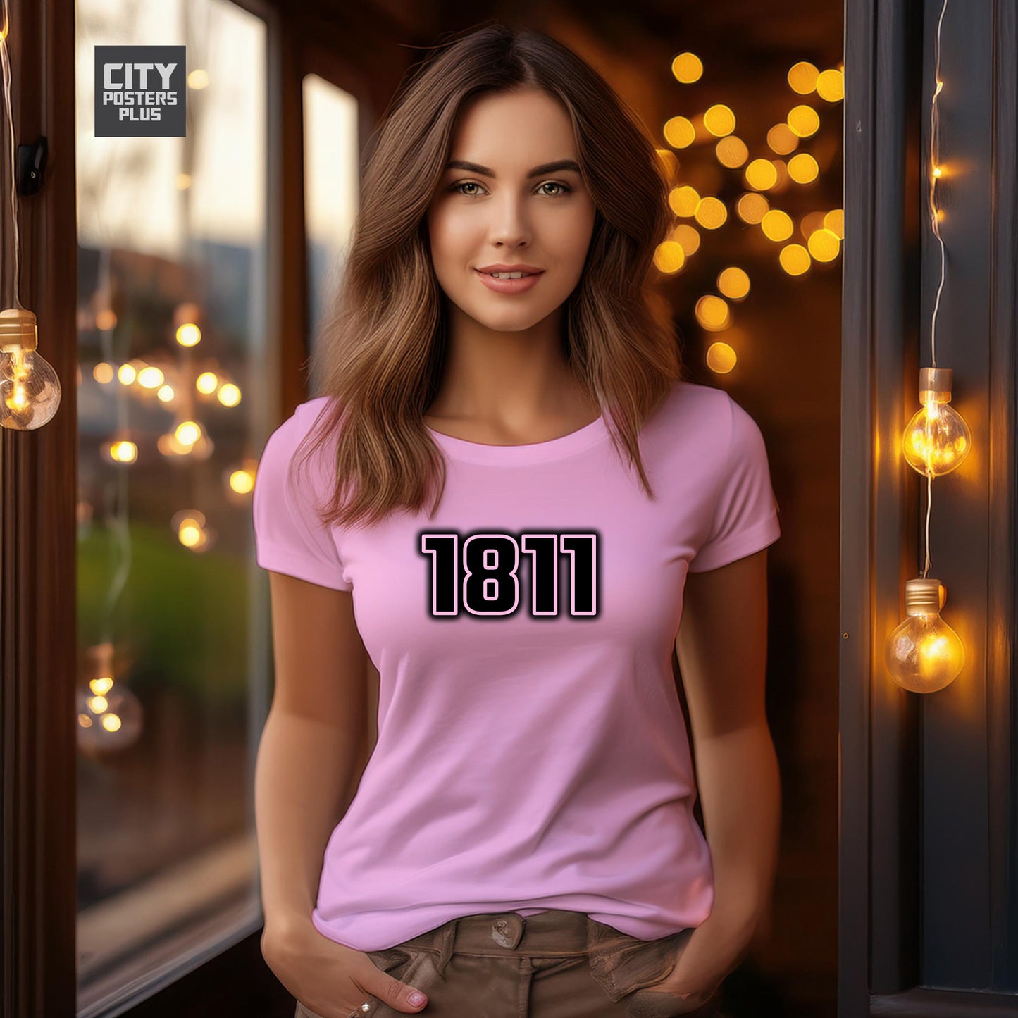 1811 Year Women T-Shirt (Light Pink)