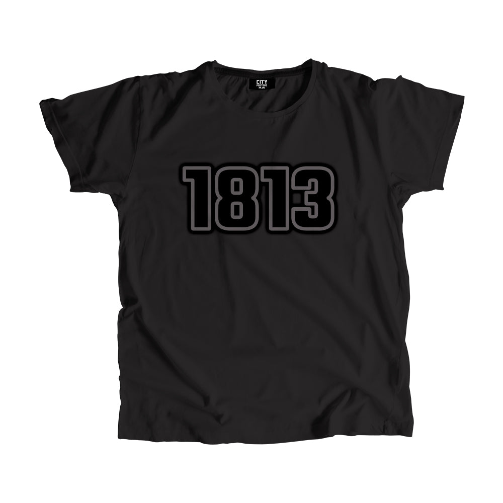 1813 Year Men Unisex T-Shirt (Black)