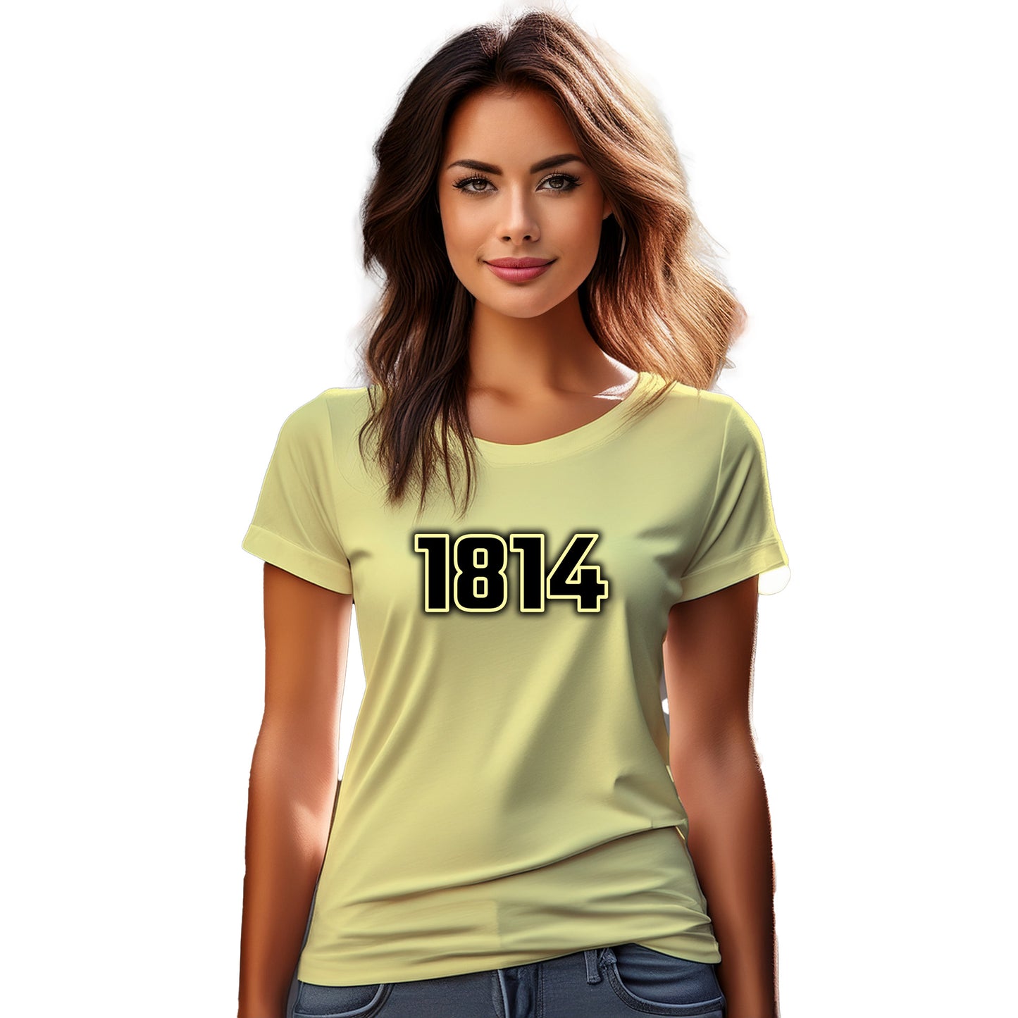 1814 Year Women T-Shirt (Butter Yellow)