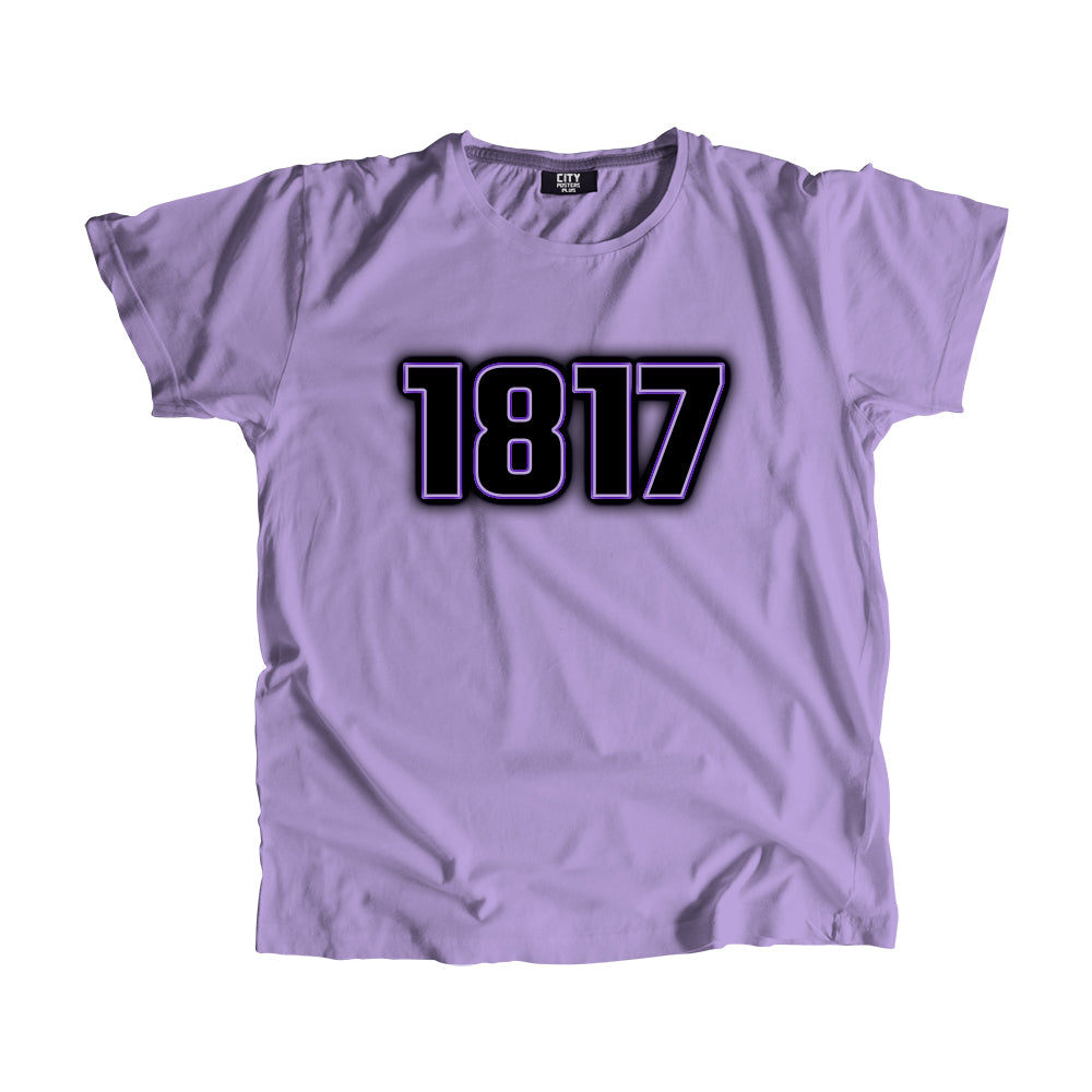 1817 Year Men Unisex T-Shirt (Iris Lavender)