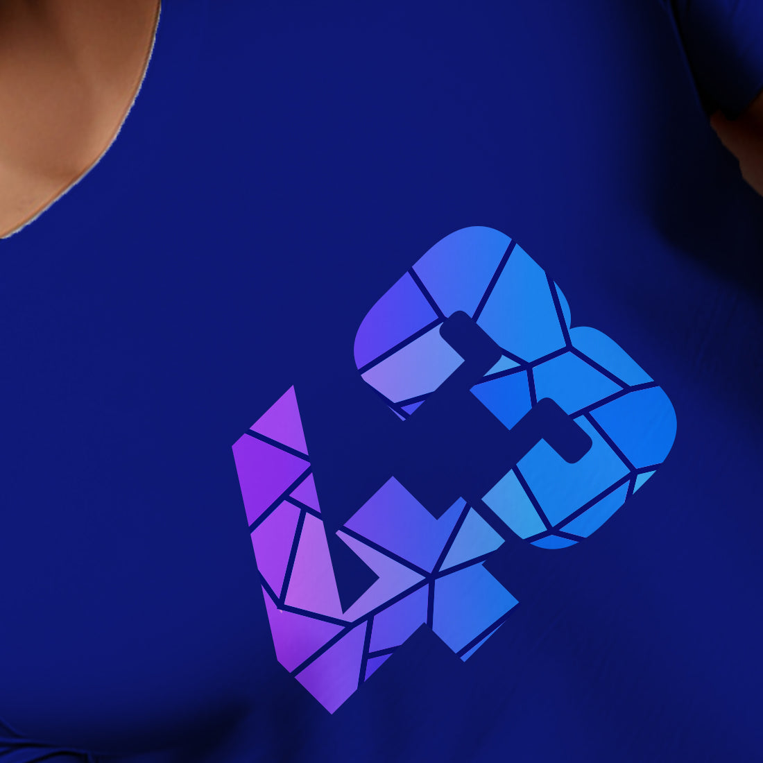 43 Number Men Unisex T-Shirt (Royal Blue)