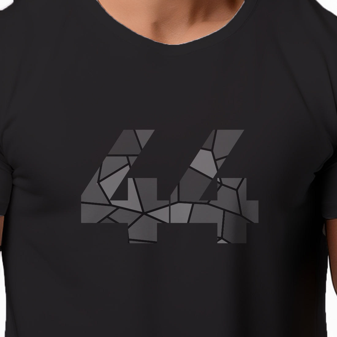 44 Number Men Unisex T-Shirt (Black)