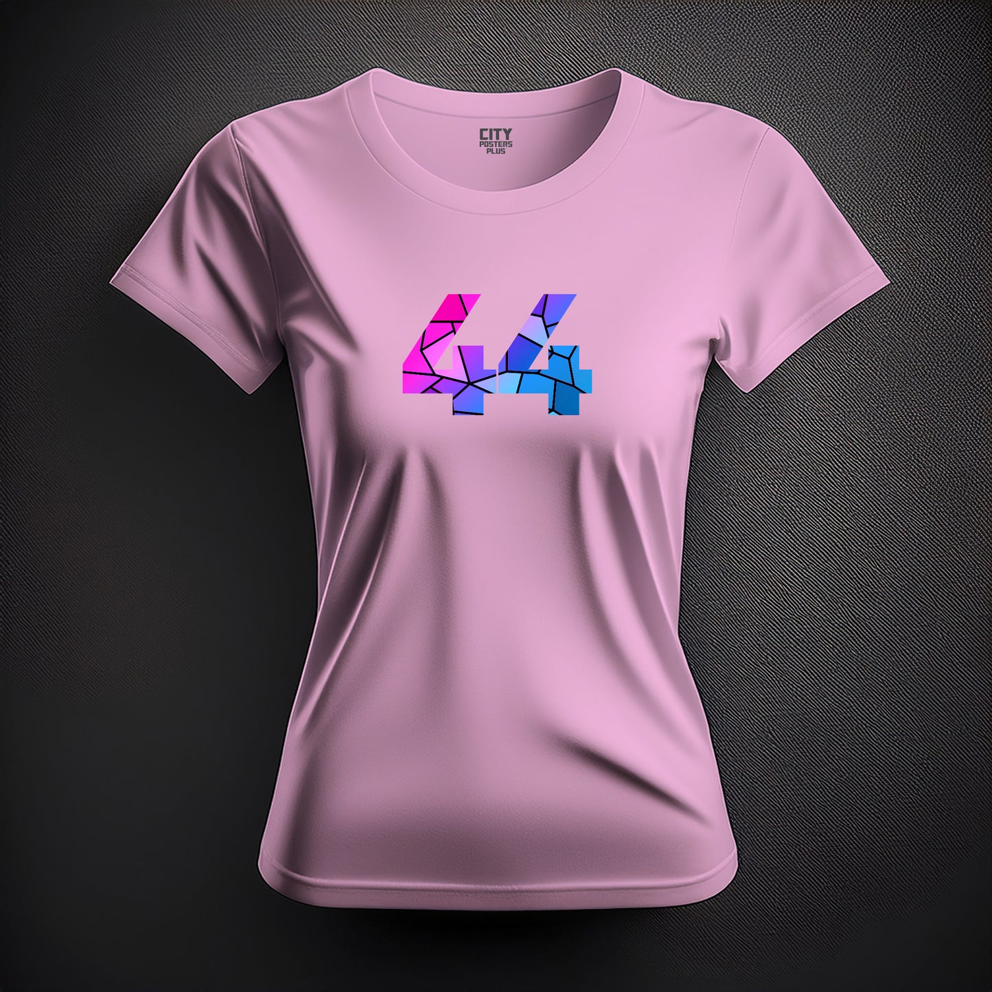 44 Number Women T-Shirt (Light Pink)