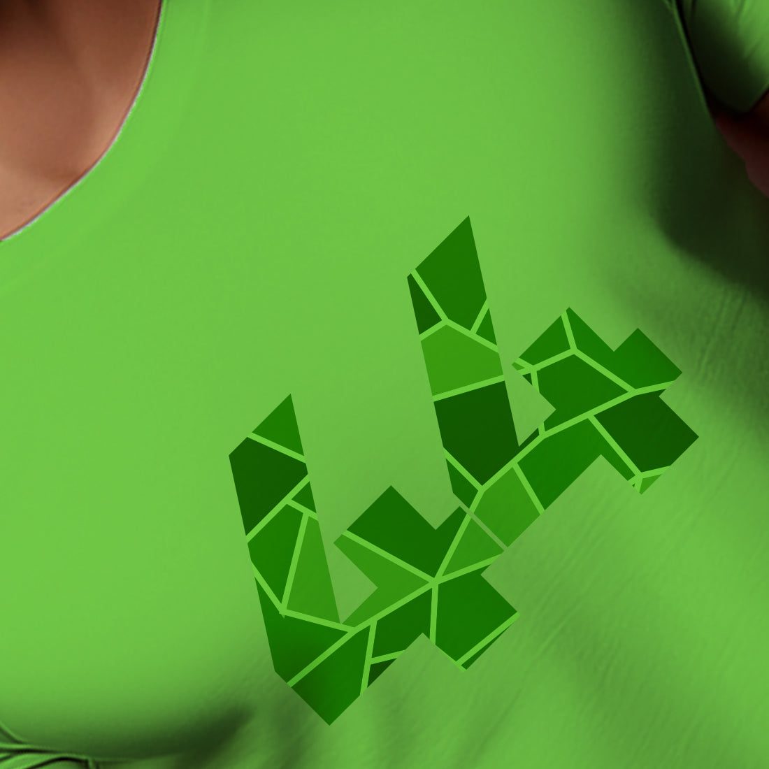 44 Number Men Unisex T-Shirt (Liril Green)