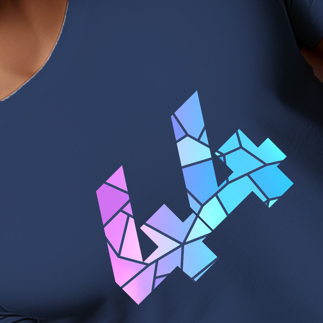 44 Number Men Unisex T-Shirt (Navy Blue)