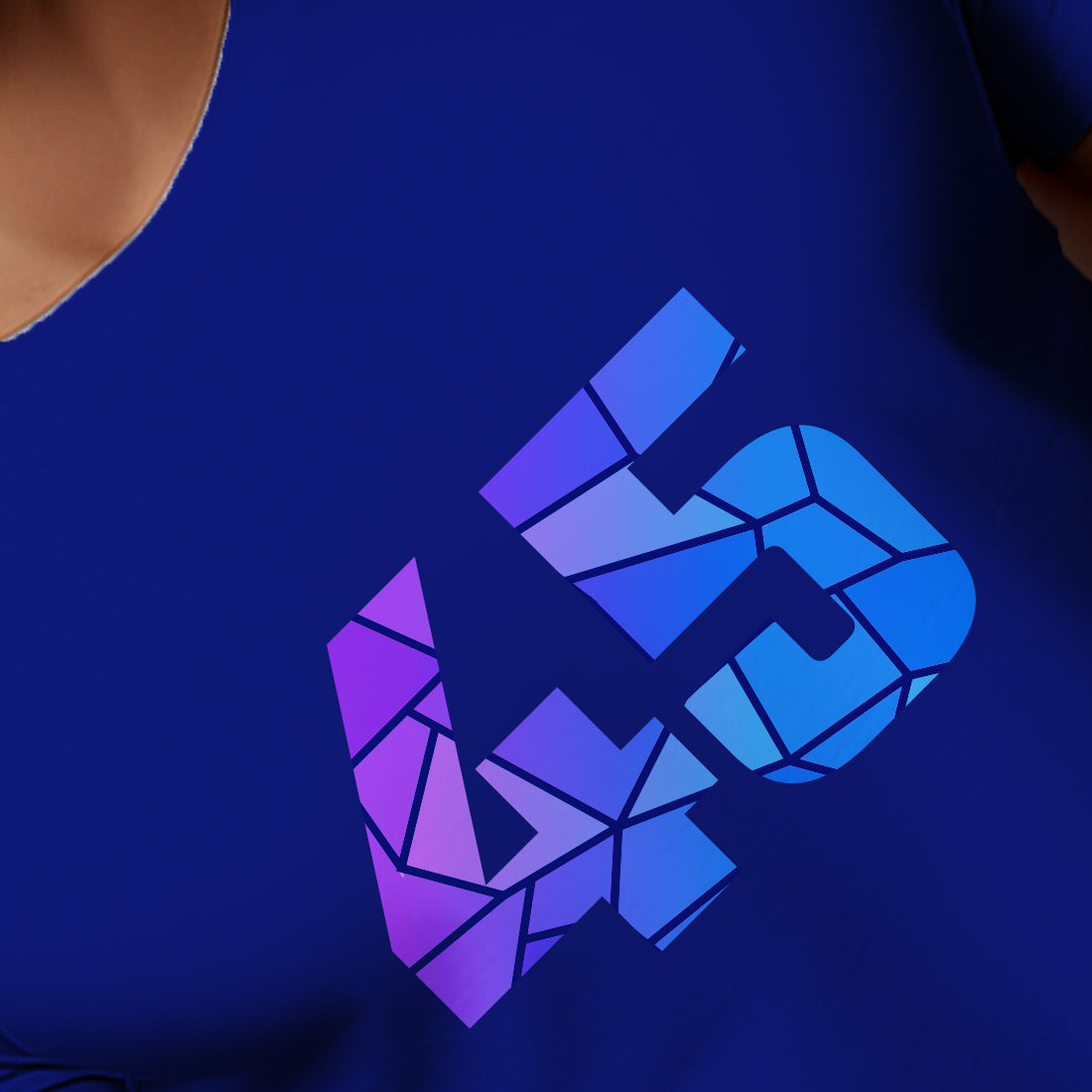 45 Number Men Unisex T-Shirt (Royal Blue)