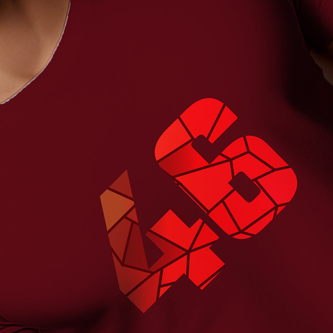 46 Number Men Unisex T-Shirt (Maroon)