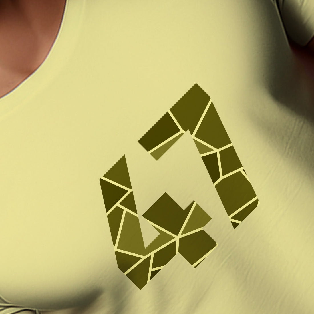 47 Number Men Unisex T-Shirt (Butter Yellow)