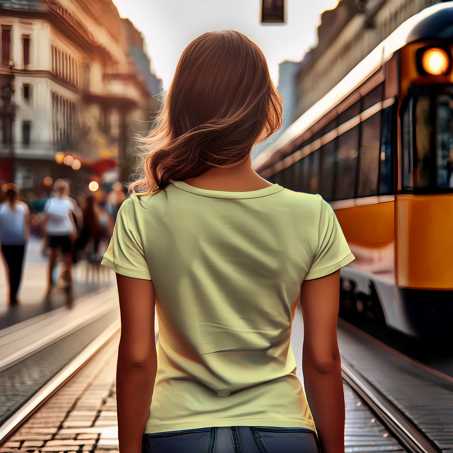 1800 Year Women T-Shirt (Butter Yellow)
