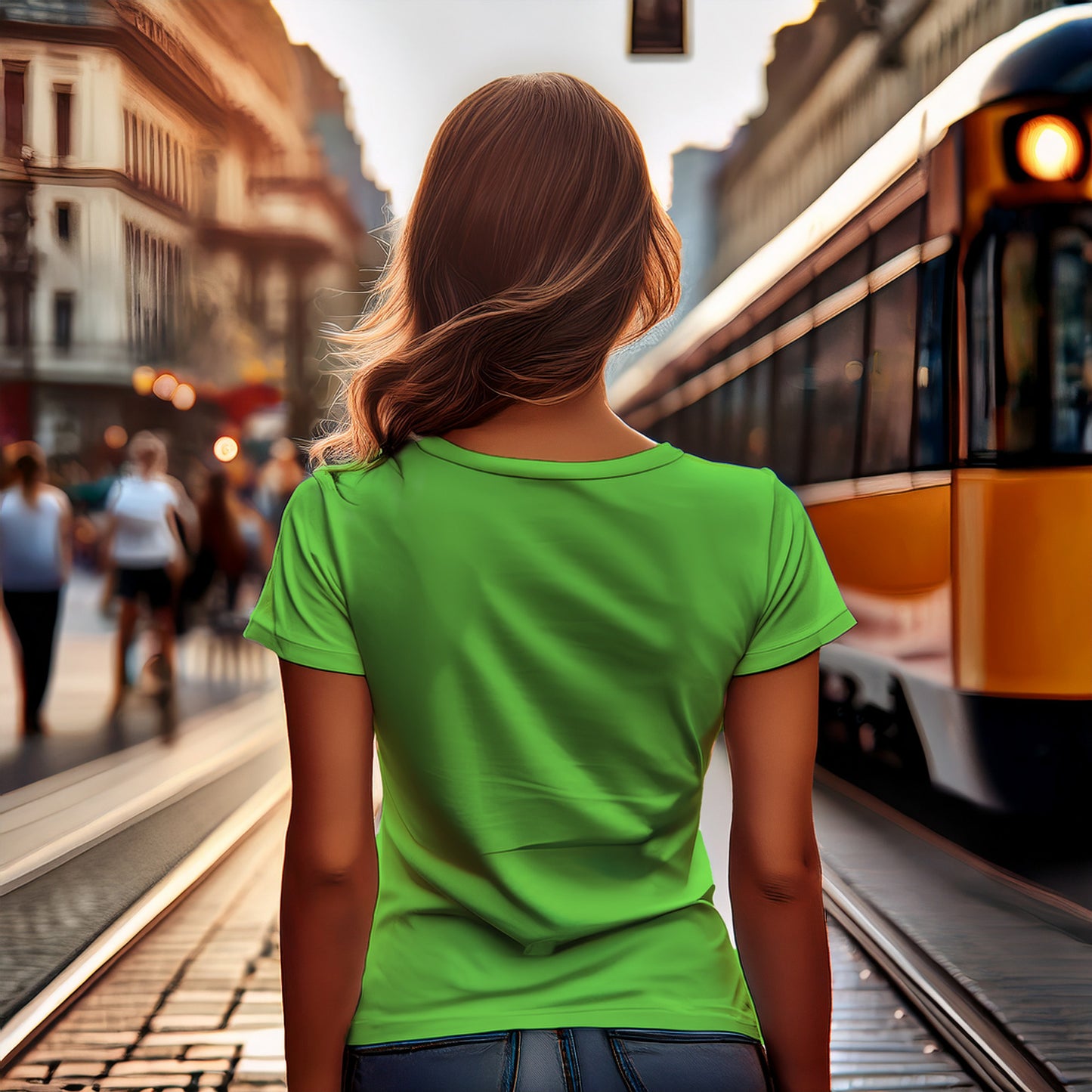 1800 Year Women T-Shirt (Liril Green)