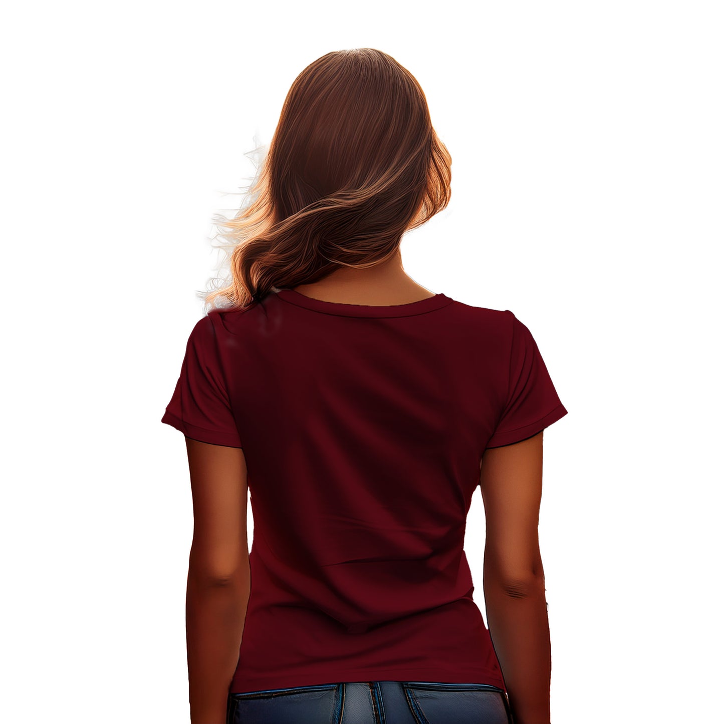 1800 Year Women T-Shirt (Maroon)