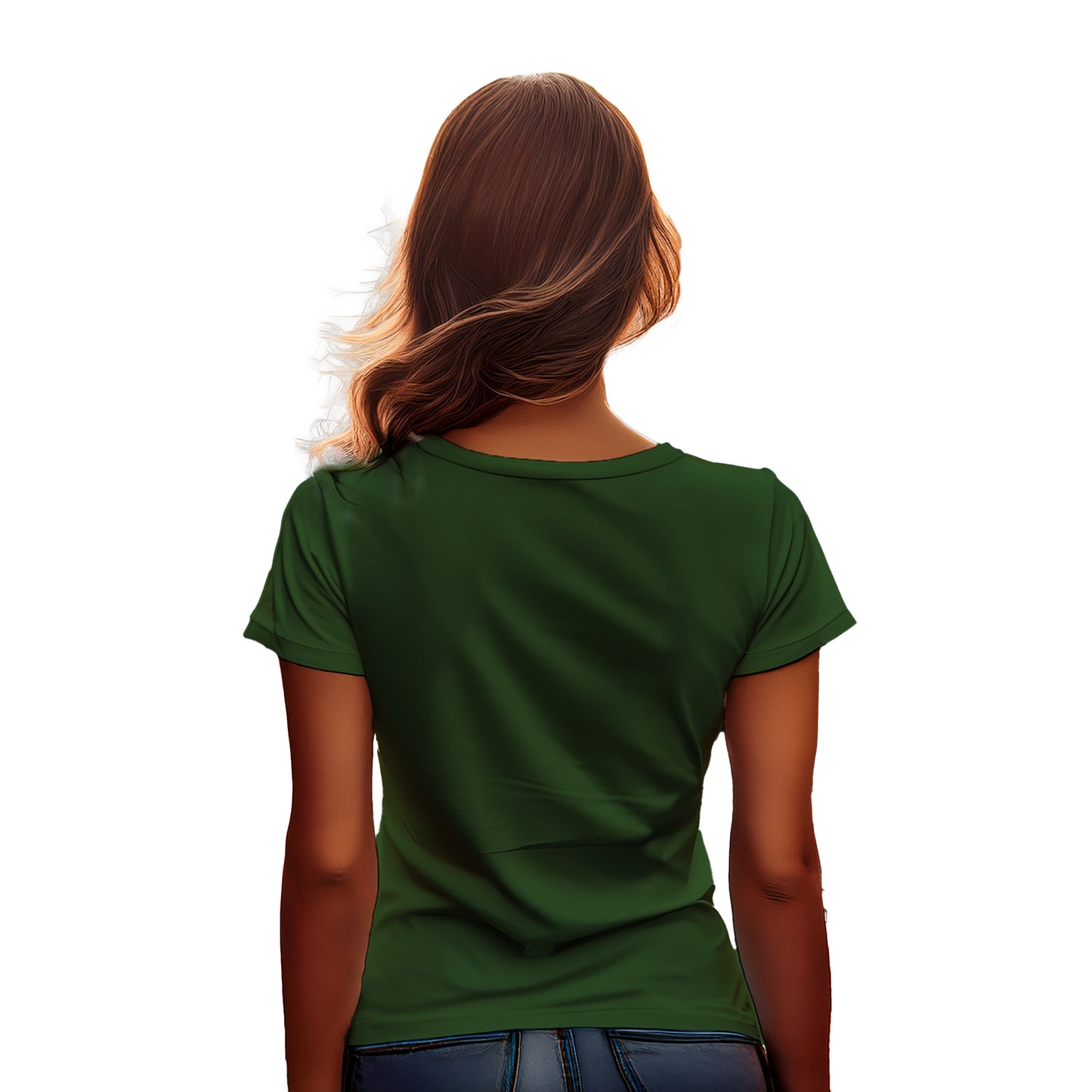 1800 Year Women T-Shirt (Olive Green)