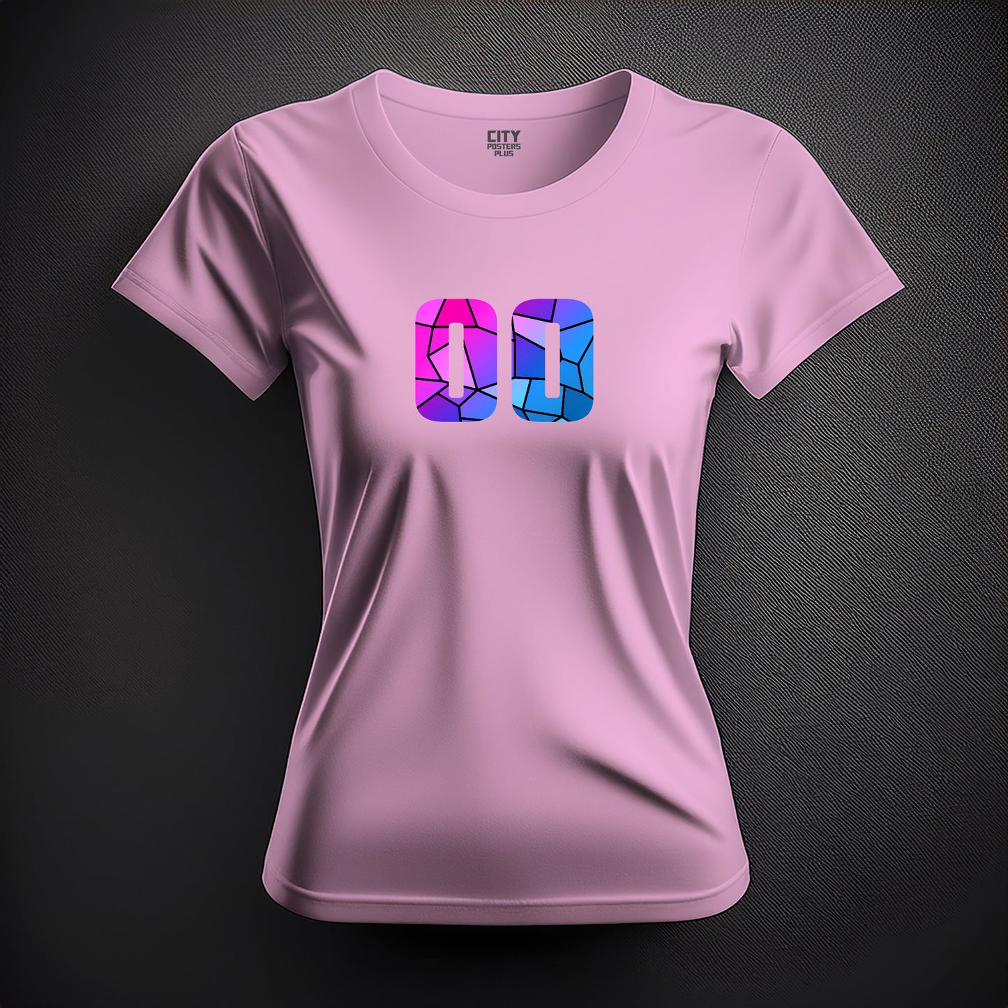 00 Number Women T-Shirt (Light Pink)