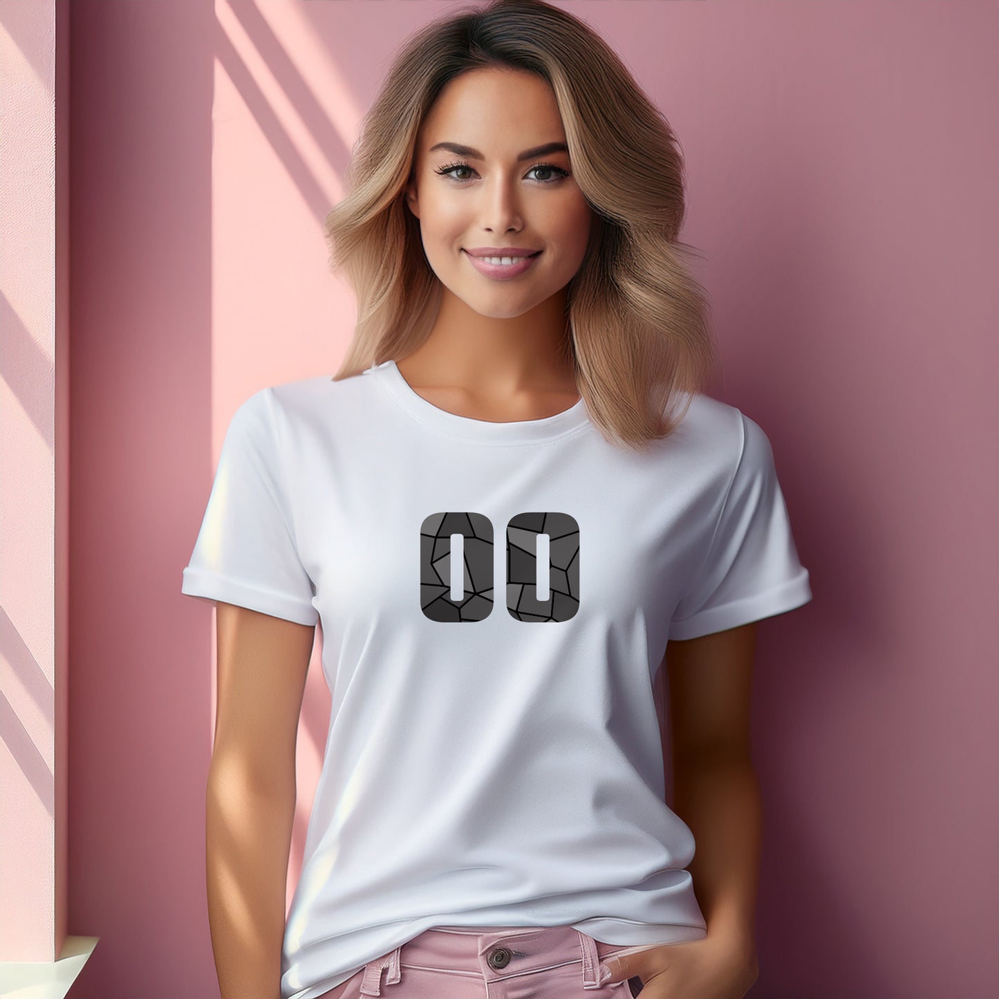 00 Number Women T-Shirt (White)