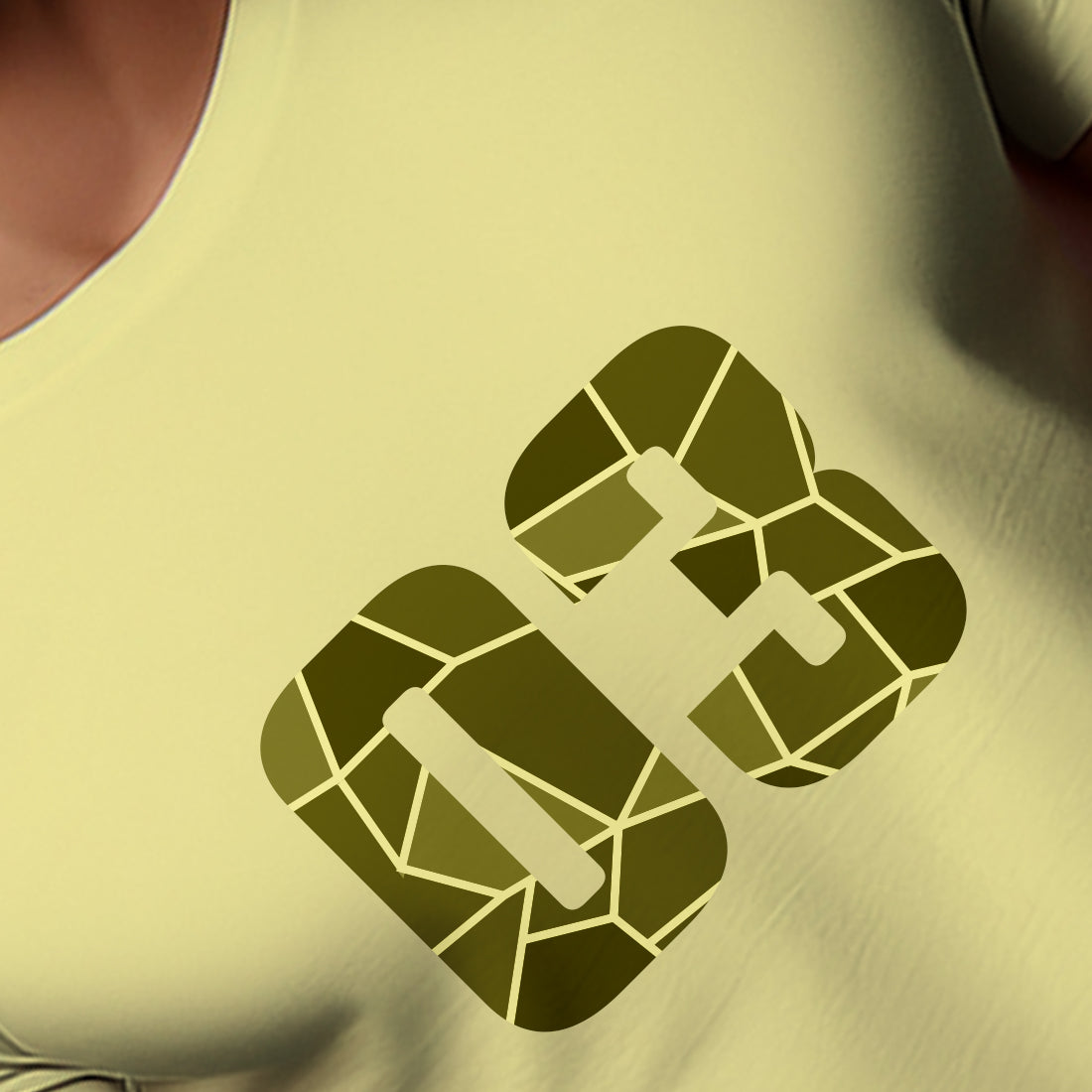 03 Number Men Unisex T-Shirt (Butter Yellow)