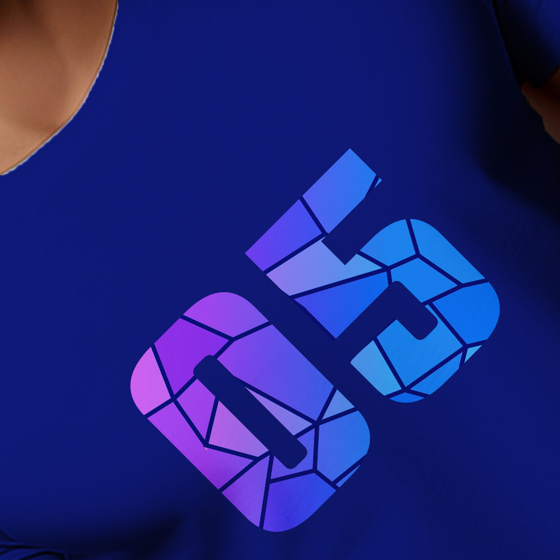 05 Number Men Unisex T-Shirt (Royal Blue)