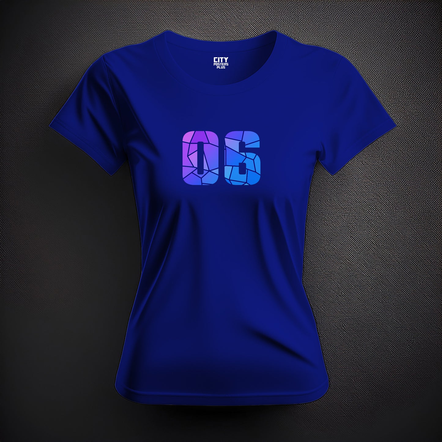 06 Number Women T-Shirt (Royal Blue)