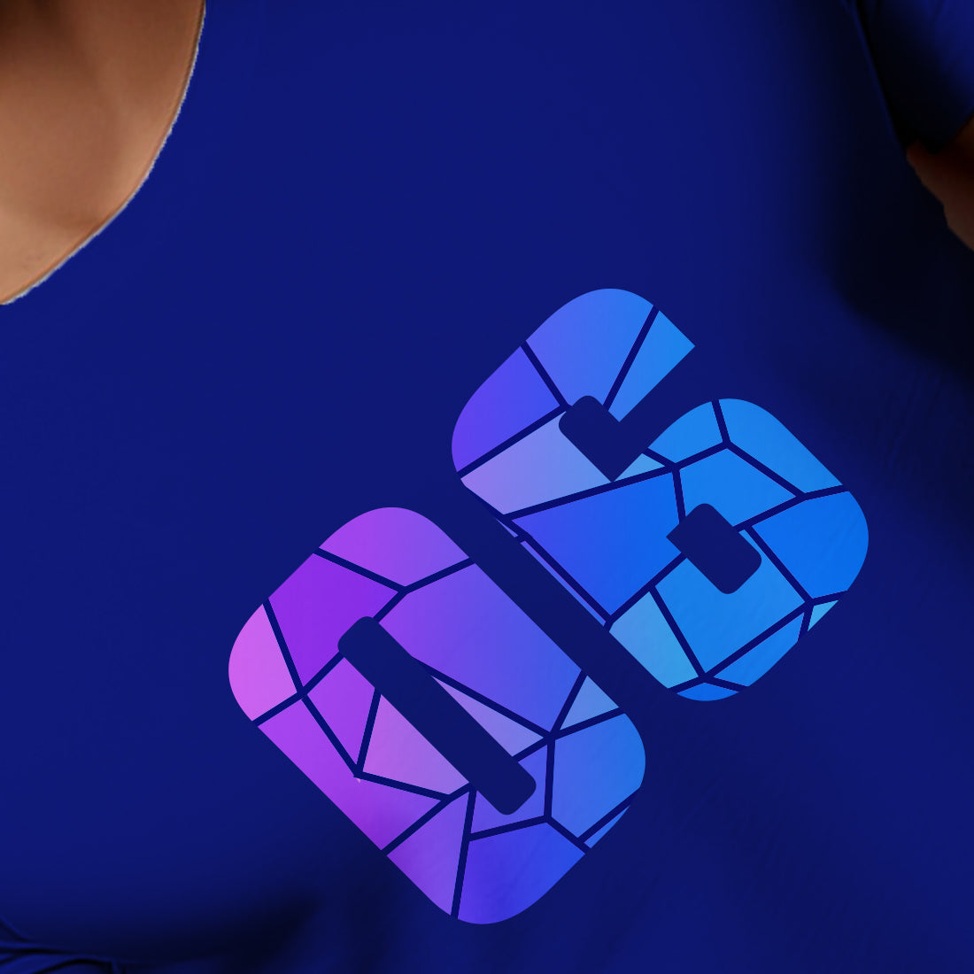 06 Number Men Unisex T-Shirt (Royal Blue)
