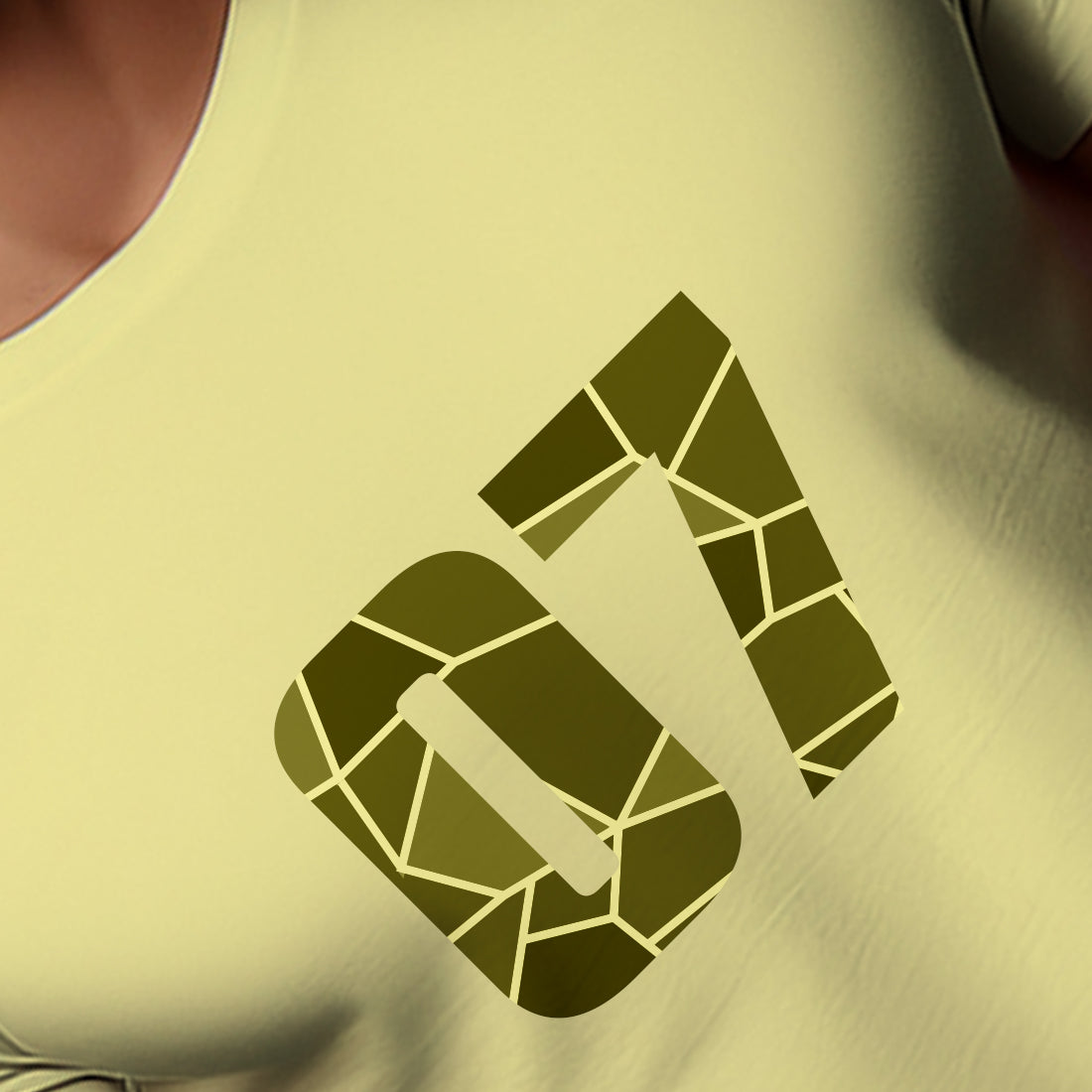 07 Number Men Unisex T-Shirt (Butter Yellow)