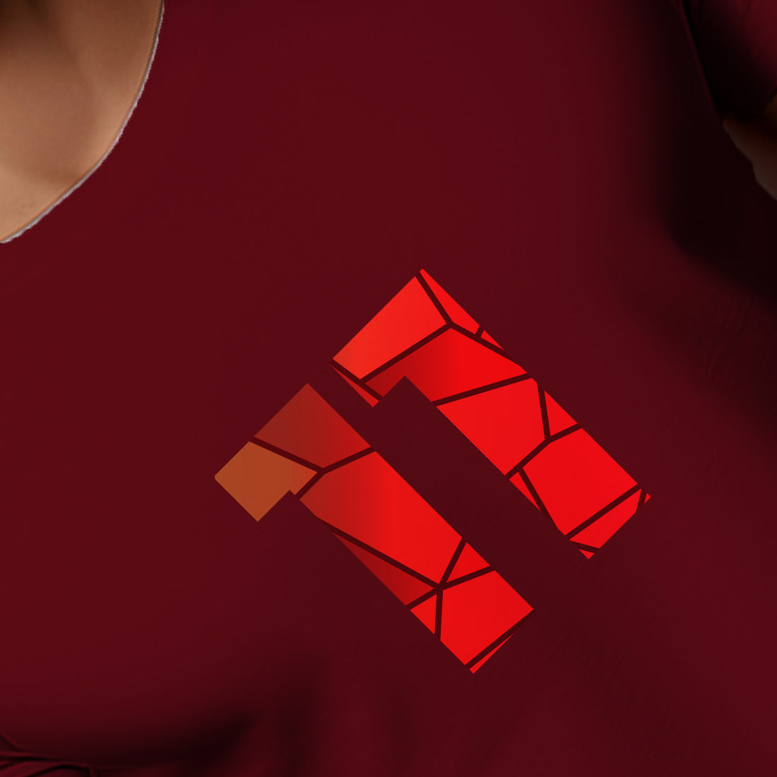 11 Number Men Unisex T-Shirt (Maroon)