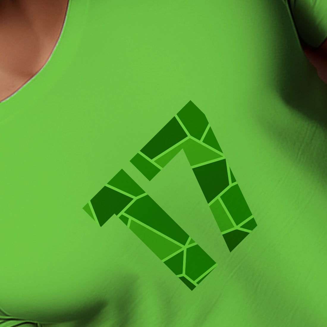 17 Number Men Unisex T-Shirt (Liril Green)