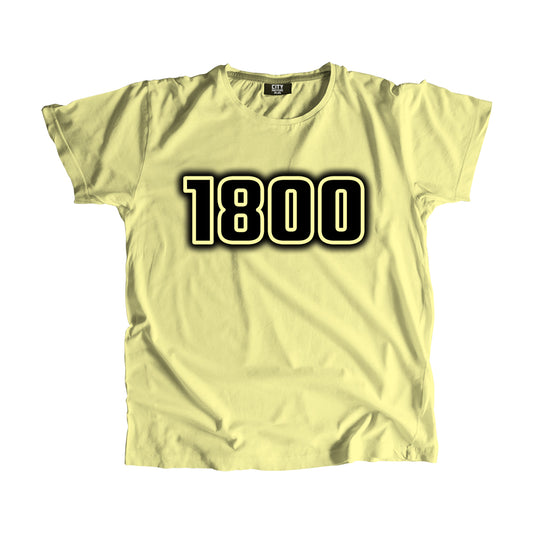 1800 Year Men Unisex T-Shirt (Butter Yellow)