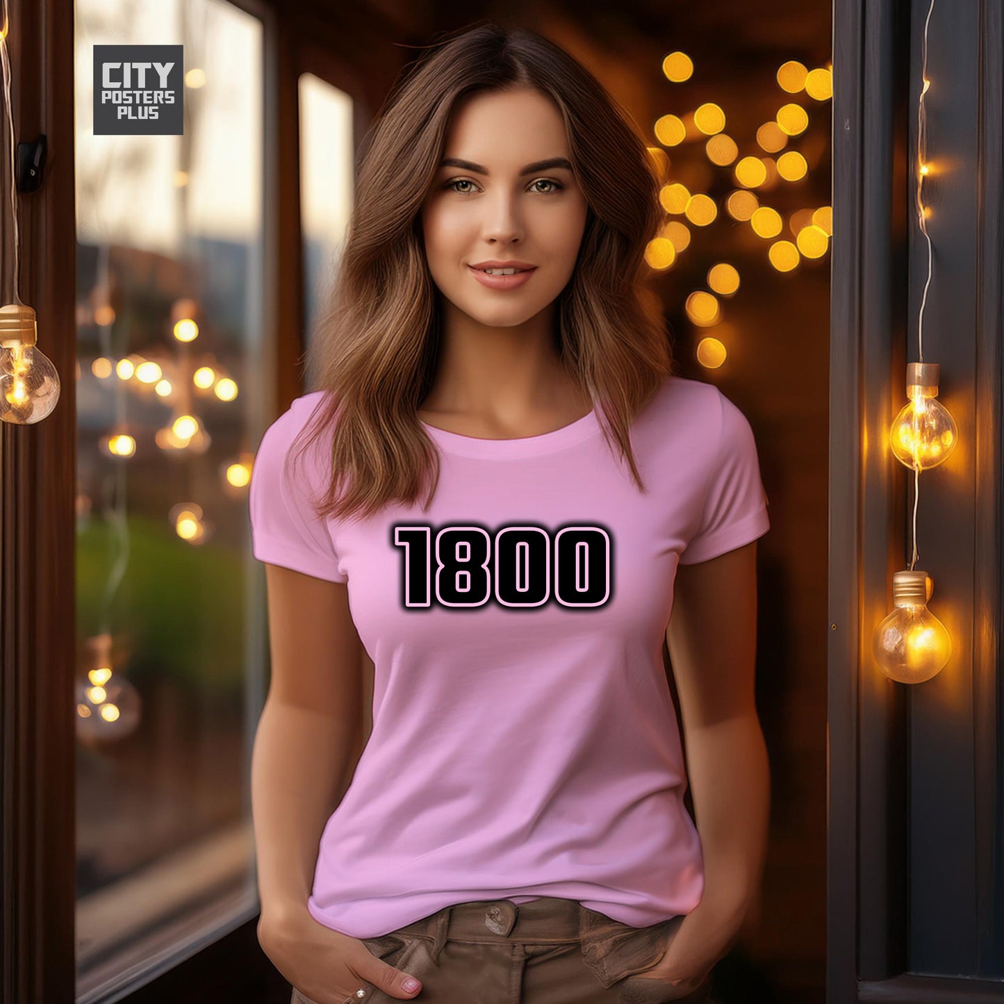 1800 Year Women T-Shirt (Light Pink)