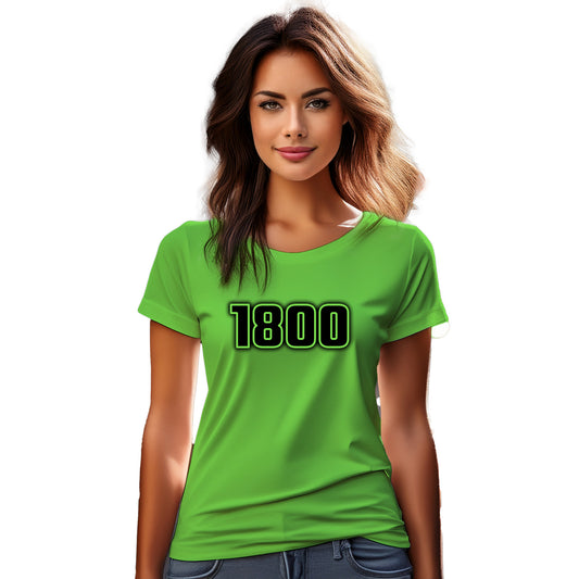 1800 Year Women T-Shirt (Liril Green)