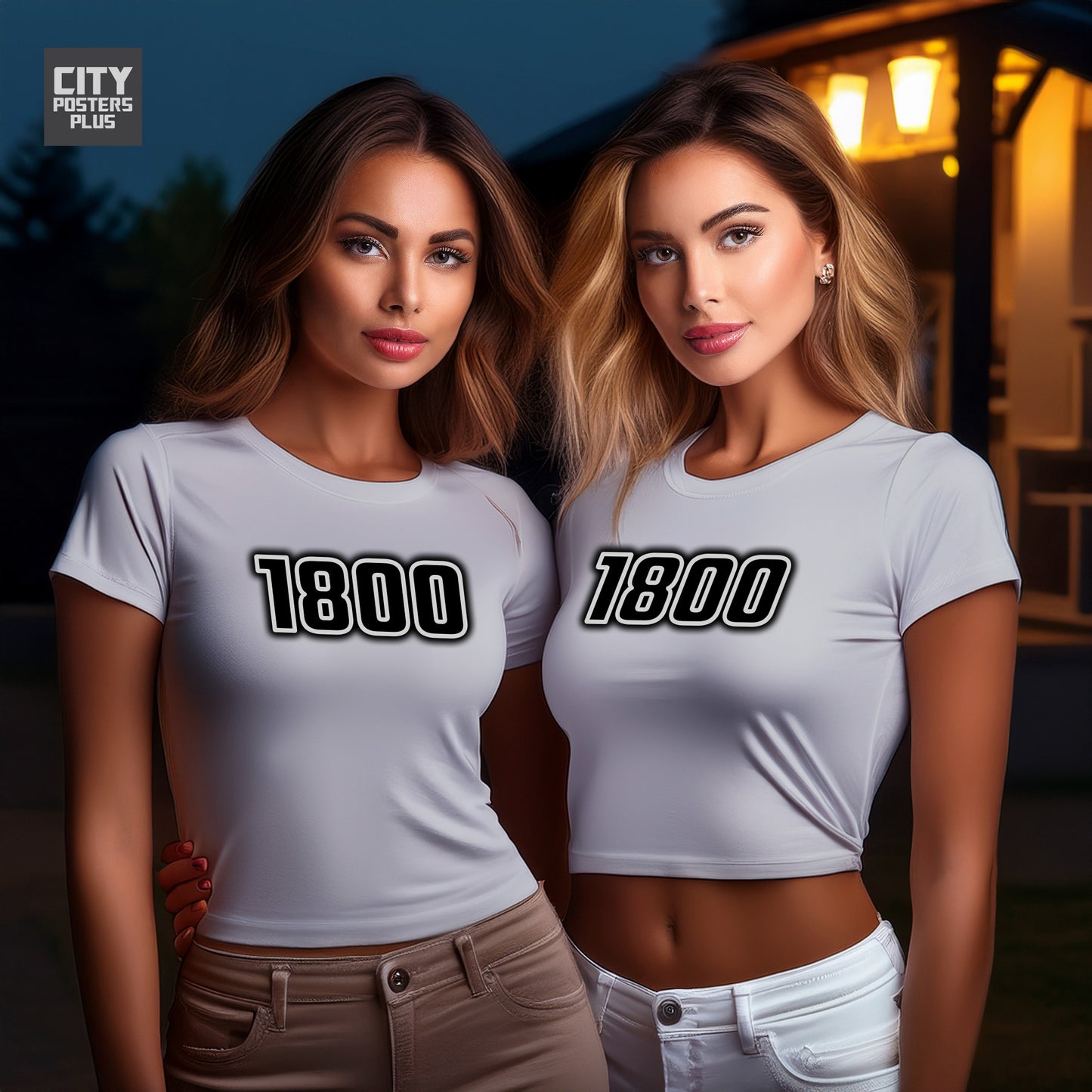 1800 Year Women Crop Top (Melange Grey)