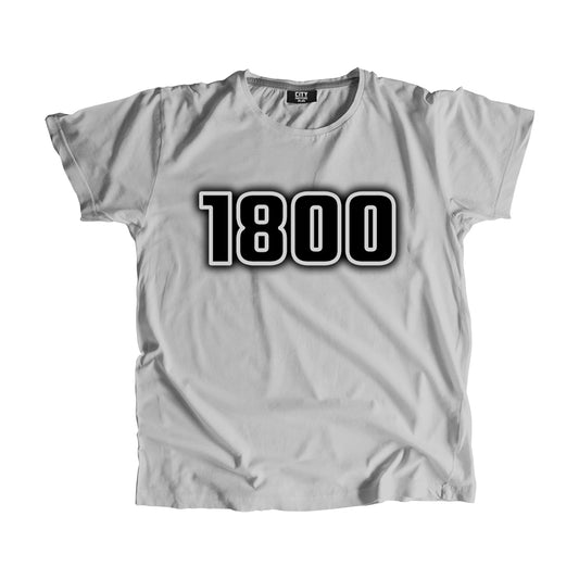 1800 Year Men Unisex T-Shirt (Melange Grey)