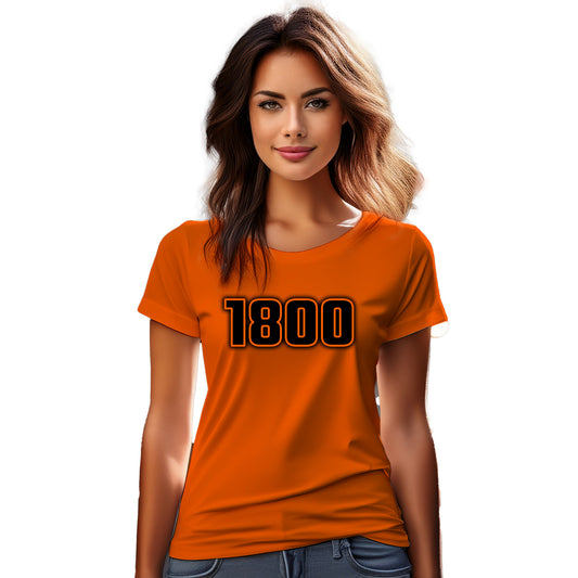 1800 Year Women T-Shirt (Orange)