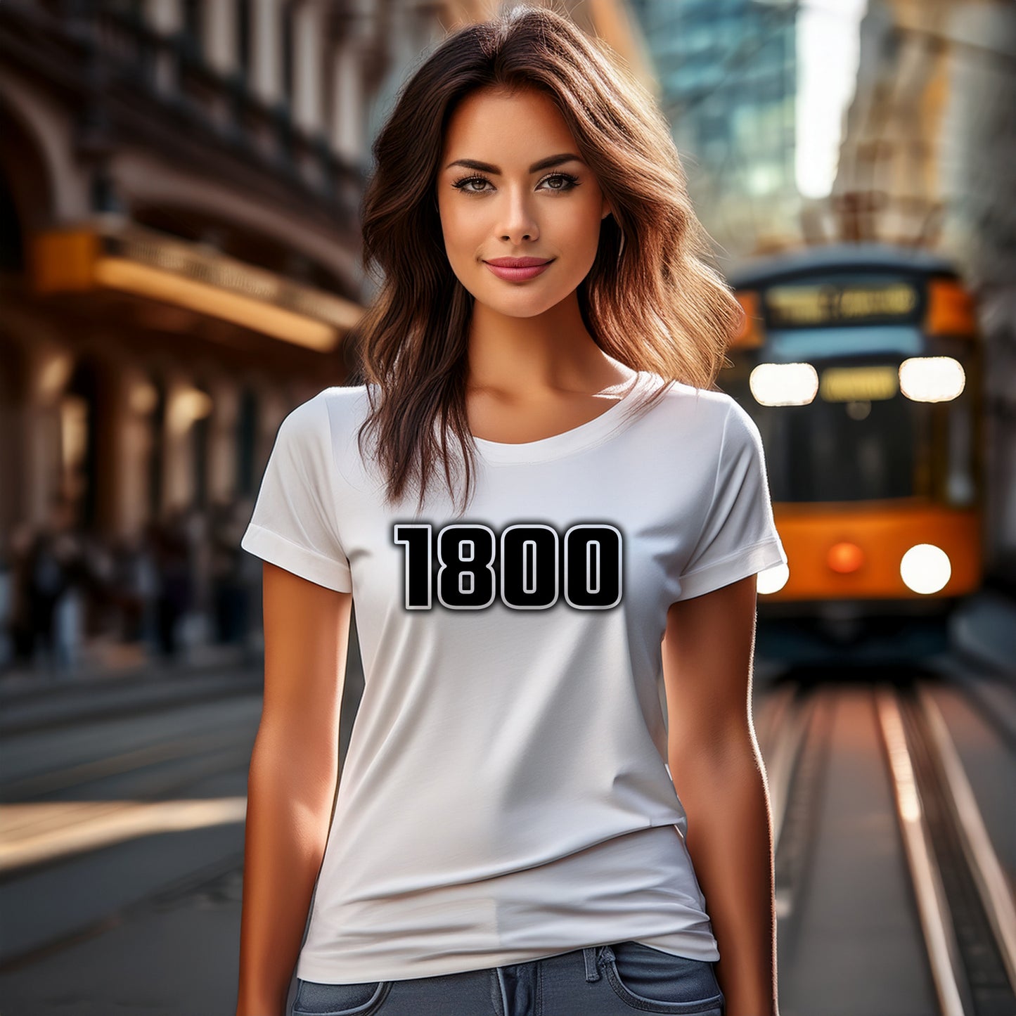 1800 Year Women T-Shirt (White)