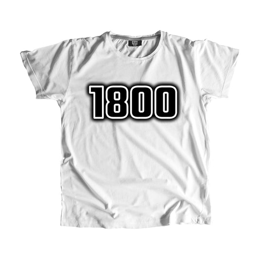1800 Year Men Unisex T-Shirt (White)