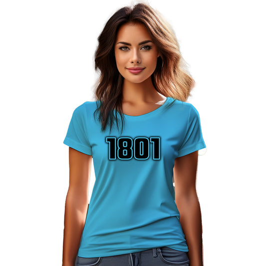 1801 Year Women T-Shirt (Sky Blue)