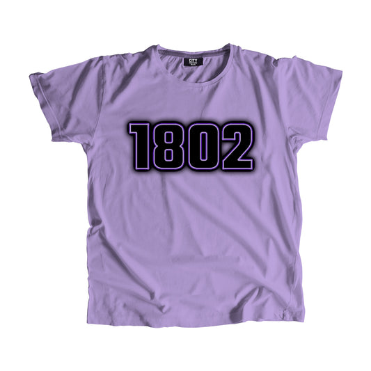 1802 Year Men Unisex T-Shirt (Iris Lavender)
