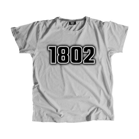 1802 Year Men Unisex T-Shirt (Melange Grey)